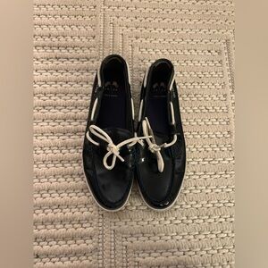 Cole Haan Women’s Sz 7.5 Preppy Blue & White Flats